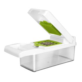 12 In 1 Vegetable Chopper with Container Kitchen Food Slicer Dicer Grater Peeler Egg Separator Hand Protector for Onion Salad Potato