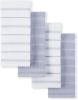 Kitchen Towel 4-Pack Set, Lavender Cream/White, 16"x26"