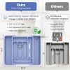 Large Silverware Organizer for Kitchen Drawer & Utensils - Expandable Drawer Organizer for Cutlery, Flatware & Gadget, BPA-Free Thick Plastic