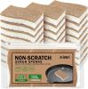 Sponges Non Scratch, 24Count, Natural Sponge for Non Stick Cookware, Sponges Kitchen, Cellulose Scrub Sponge for Dishes, Cleaning Power for Kitchen