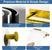Paper Towel Holder Under Cabinet, Upgraded Adhesive Paper Towel Holder Wall Mount for Kitchen, Bathroom, RV, Bend-Resistant