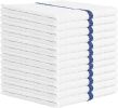Nabob Wipers Kitchen Bar Mop Terry Towels 12 Pack - 100% Cotton - Size 14x17 - Perfect for Your Home, Kitchen, Bathroom, Bars