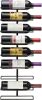Holds 9 Bottles – Black Metal Wine Bottle Holder for Wall, Modern Wine Rack for Home Bar, Kitchen