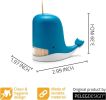 Jonah Toothpick Holder - Cute Whale Toothpick Dispenser - Fun and Decorative Plastic Toothpick Holder for Easy Access During Meals or Gatherings