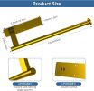 Paper Towel Holder Under Cabinet, Upgraded Adhesive Paper Towel Holder Wall Mount for Kitchen, Bathroom, RV, Bend-Resistant