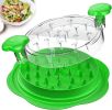 Chicken Shredder Large Chicken Breast Shredder Tool Twist with Brush&Fork, Visible Meat Shredder Machine, Strong Anti-Slip Strip, Ergonomic Handle