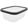 Gray Plastic Microwave Safe Food Storage Container (20 Count)