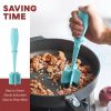 2 Pcs Meat Chopper, Upgrade Hamburger Grinder, Premium Heat Resistant Meat Masher for Ground Beef, Nylon Smasher Tool, Non Stick Mix Chopper