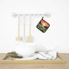 Colorful Daffodils Pair of Pot Holders Kitchen Heat Resistant Pot Holders Sets Oven Hot Pads for Cooking Baking BBQ, 7 1/2 x 7 1/2