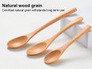 6 Piece Small Wooden Spoons Set - Premium Beech Wood Spoons in 3 Sizes (4.9", 5.9", 7.1") for Honey, Tea, Coffee