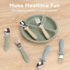Toddler Utensils 6 Pack kids Silverware Set