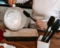 Premium 600°F Heat Resistant 5 Piece Silicone Spatula Set for Baking, Cooking