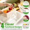 5-Pack Large Fruit Storage Containers for Fridge with Removable Colander, 2 in 1 Produce Storage Containers