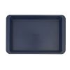 Aluminized Steel Nonstick 9x13-inch Sheet Cake Pan and Baking Dish, Ink Blue