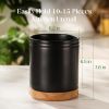 7.6" 360° Rotating Utensil Holder, Kitchen Utensil Holder for Countertop, Ceramic Utensil Crock, Large Cooking Utensil Caddy for Kitchen Counter