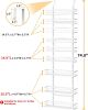 White 9-Tier Over The Door Pantry Organizer, Pantry Organization And Storage, Metal Hanging Spice Rack Shelves Door, Home Kitchen Essentials
