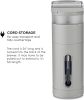 Single Serve K-Cup Pod Coffee Maker, 6 to 12oz Brew size, with Cord Storage, Perfect for Small Spaces, Studio Gray