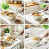 Silicone Kitchen Cooking Utensils Set: MOACC Heat Resistant 13inch Long Kitchen Gadgets, BPA Free Non Stick Rubber Cook Accessories For Food Prep