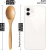 7 PCS Small Wooden Spoons, 5.8 Inch Honey Spoons for Tea, Schima Wooden Honey Teaspoon for Coffee, Little Tiny Wood Spoons