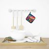 Colorful Tulips Pair of Pot Holders Kitchen Heat Resistant Pot Holders Sets Oven Hot Pads for Cooking Baking BBQ, 7 1/2 x 7 1/2
