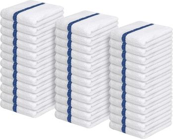 Towels Terry Bar Mop Towels (Value Pack of 36) Size 16"x19" – Absorbent and Durable, Multipurpose Cleaning Rags, Cotton Cleaning Cloths