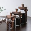 1 Pcs 15 OZ Glass Coffee Jars with Spoons, Candy Jars, Biscuit Jars, Storage Jars, Tea Jars, Snack Jars, Seasoning Jars, Salt Jars, Pepper Jars