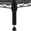 4-Shelf Adjustable Heavy Duty Steel Wire Rack Storage Shelving, Sturdy Garage Shelving, 350 lbs Capacity Per Shelf, Easy No-Tool Assembly
