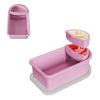 Silicone Snack Container With Removable Sauce for Picnic
