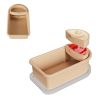 Silicone Snack Container With Removable Sauce for Picnic
