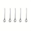 1/5pcs, Stainless Steel Hollow Out Kawaii Cat Claw Spoon, Mixing Spoon, Cake Dessert Spoon, Cookie Mold