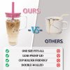 40oz Tritan BPA-Free Large Tumbler with Straw & Handle Reusable Water Cup