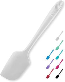 Silicone Spatula - 600°F Heat-Resistant Rubber Kitchen Spatula for Baking, Scraping (Color: Stone)
