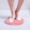 1pc Multifunctional Lazy Man Rubbing Shoulder Strap Suction Cup Brush Back Bath Bathroom Rubbing Foot Massage Brush Foot Pad