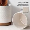 360° Rotating Extra Large Cooking Utensil Holder, 7.6" Kitchen Utensil Holder for Countertop, Utensil Crock for Farmhouse Kitchen Decor